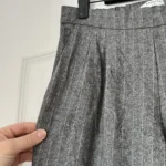 Thumbnail for Babaton Cohen grey and white wool and cashmere trousers size 4