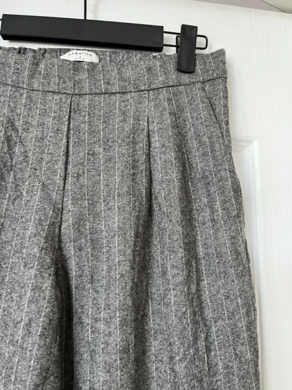 Image for Babaton Cohen grey and white wool and cashmere trousers size 4