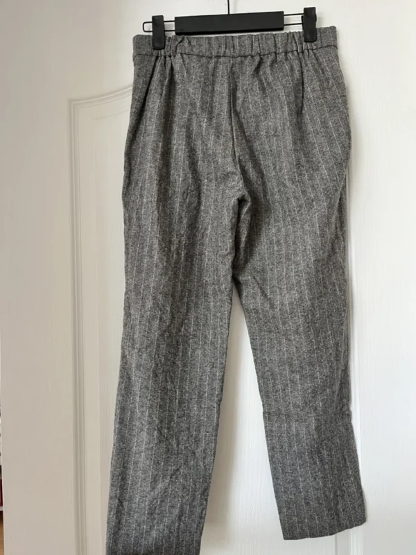 Image for Babaton Cohen grey and white wool and cashmere trousers size 4