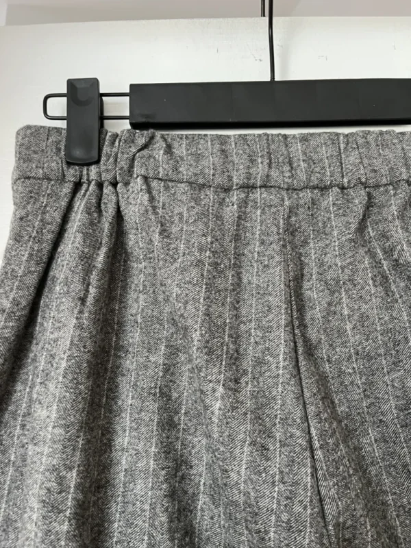 Image for Babaton Cohen grey and white wool and cashmere trousers size 4