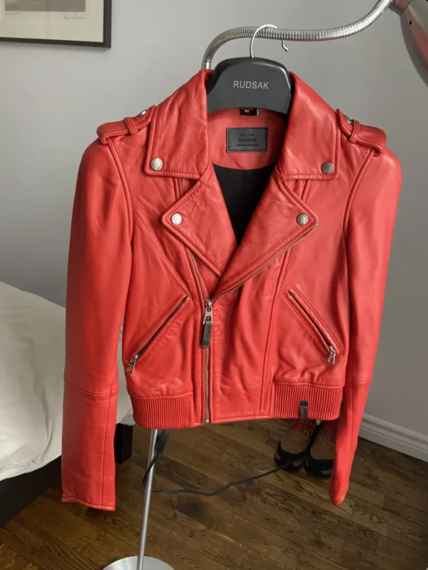 Featured image for Veste en cuir Rudsak