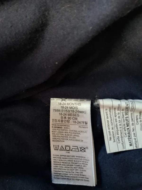 Image for GAP Manteau mi-saison 12-24 mois