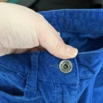 Thumbnail for Sandro blue velvet trousers size 36
