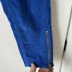 Thumbnail for Sandro blue velvet trousers size 36