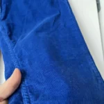 Thumbnail for Sandro blue velvet trousers size 36
