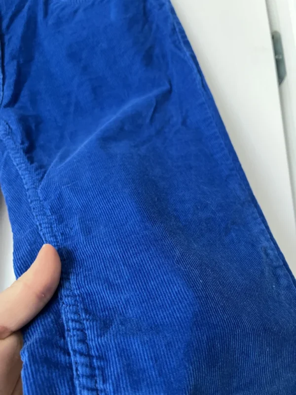Image for Sandro blue velvet trousers size 36