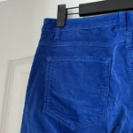 Thumbnail for Sandro blue velvet trousers size 36