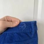 Thumbnail for Sandro blue velvet trousers size 36