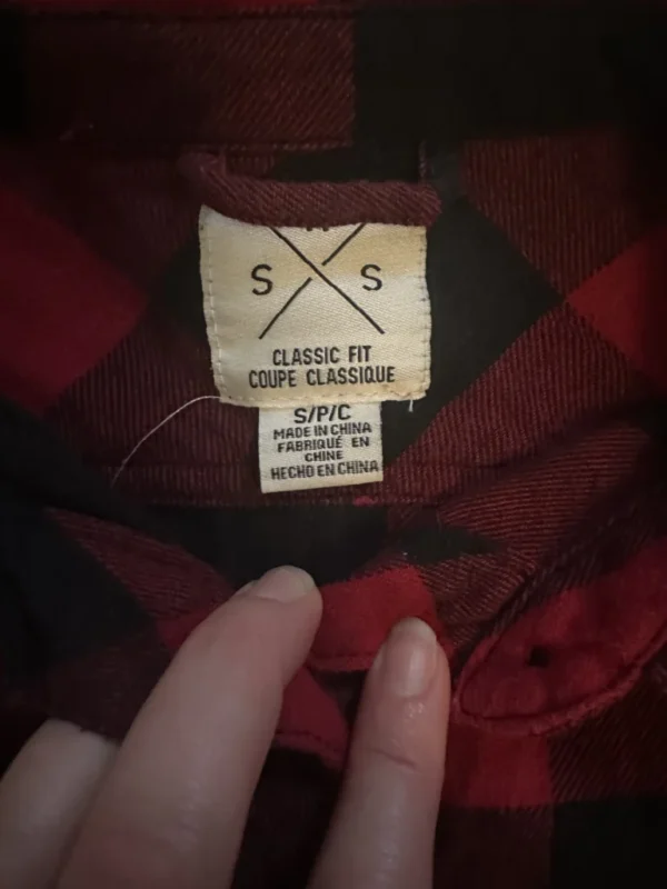 Image for Chemise rouge et noir