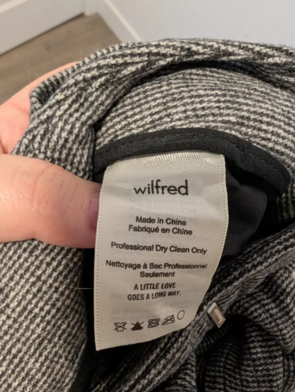 Image for Aritzia/Wilfred Pantalon Jallade Sz 4