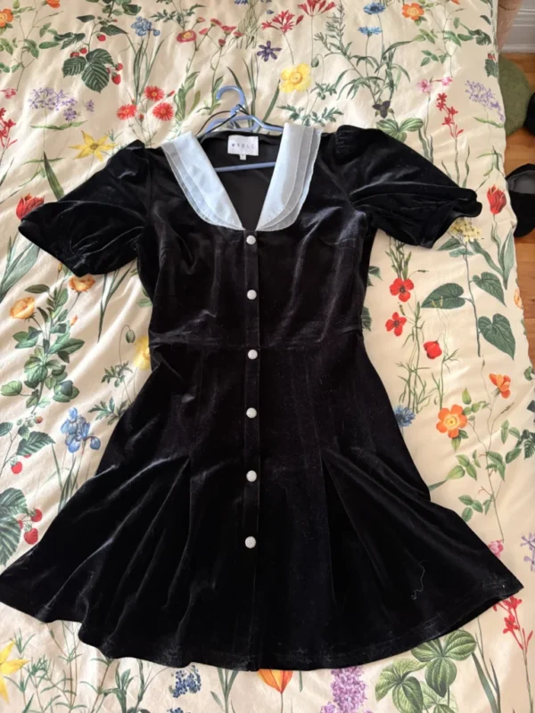 Featured image for 1861 velvet short dress
