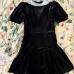 Thumbnail for 1861 velvet short dress