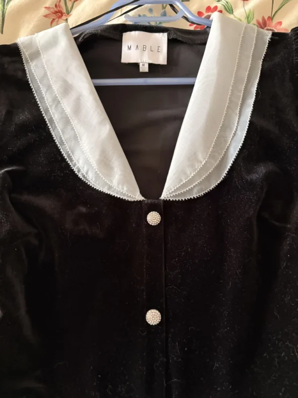 Image for 1861 velvet short dress