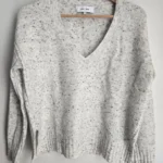 Featured thumbnail for John + Jenn grey and black speckled cream jumper