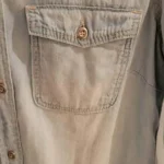 Thumbnail for Chemise en jean bleu délavée H&M