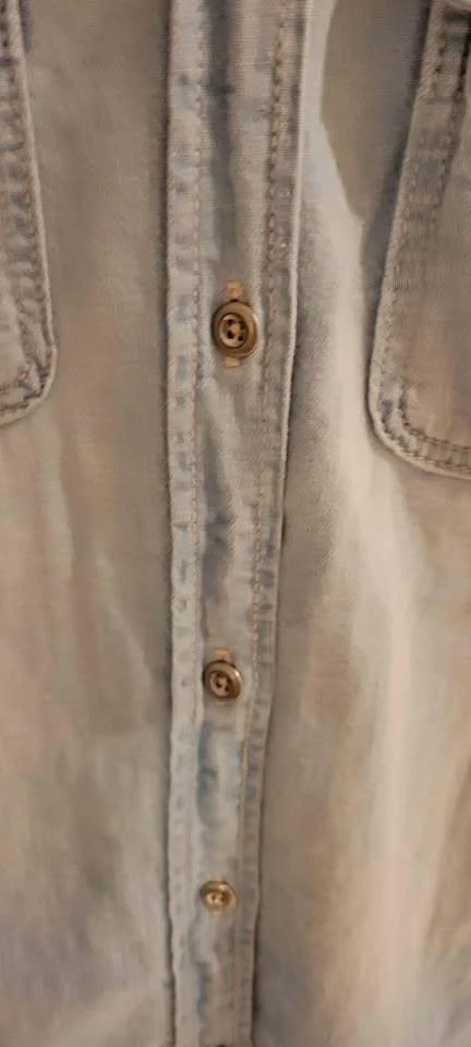 Image for Chemise en jean bleu délavée H&M