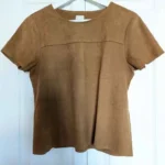Featured thumbnail for Haut en simili daim camel t.S Twik (Simons)