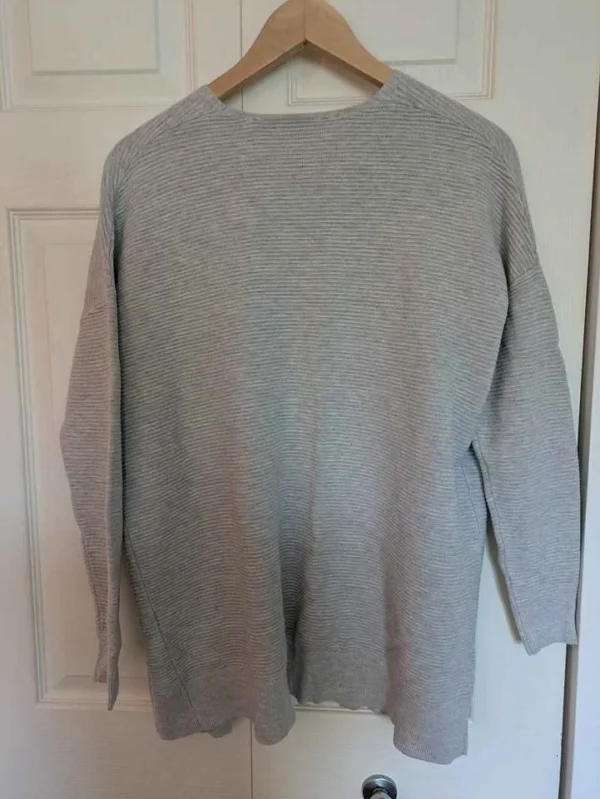 Image for Cardigan mi-long gris Simons t.S