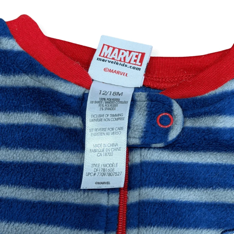 Image for Pyjama une-pièce Marvel Spider-Man – 12-18 mois – Très bon état