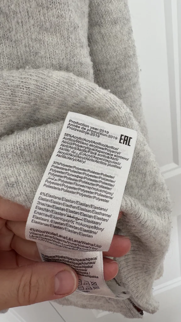 Image for Warm oversized top