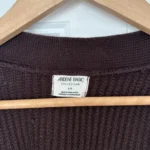 Thumbnail for Long burgundy/brown cardigan