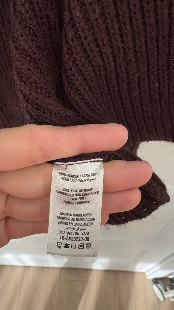 Image for Long burgundy/brown cardigan