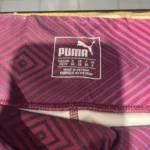 Thumbnail for Leggings pantalons sport Puma roses motifs géométriques