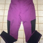 Featured thumbnail for Leggings pantalons de sport North Face mauve et noir