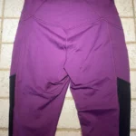 Thumbnail for Leggings pantalons de sport North Face mauve et noir