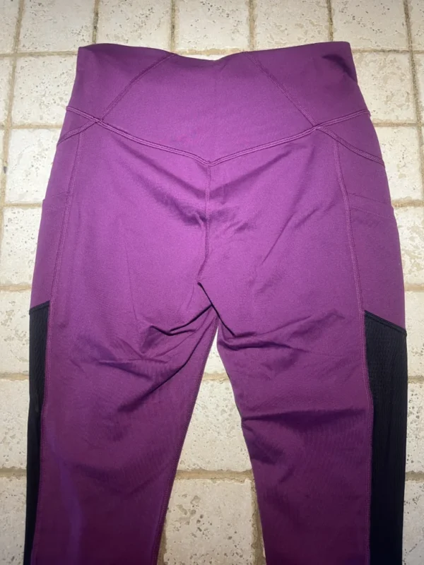 Image for Leggings pantalons de sport North Face mauve et noir
