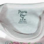 Thumbnail for Cache-couches bébé Princess Rose avec tulle – 3-6 mois – Très bon état