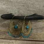 Featured thumbnail for Bohemian Earrings - Brass & Stones