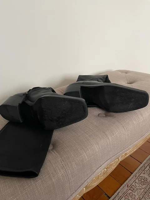 Image for Leather boots, Massimo Dutti