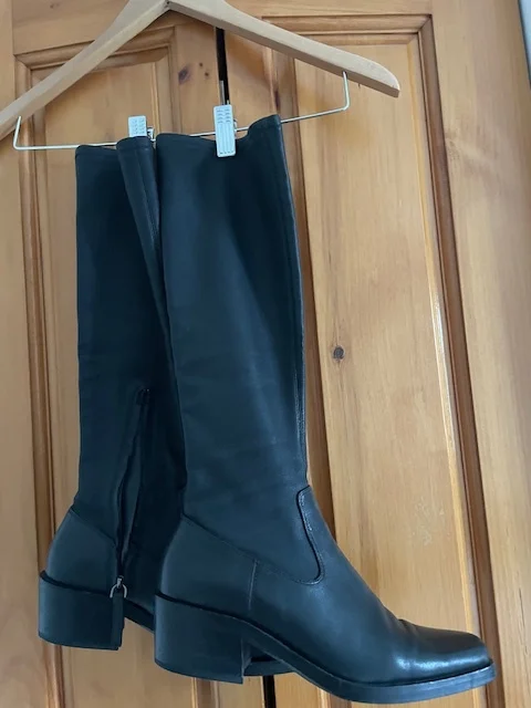 Image for Leather boots, Massimo Dutti