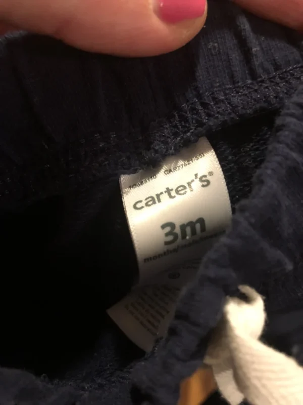 Image for Pantalon marine bébé naissant unisexe