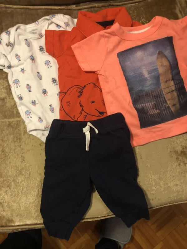 Image for Pantalon marine bébé naissant unisexe
