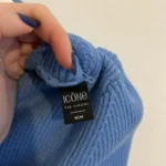 Thumbnail for Robe ajourée à manches longues en tricot