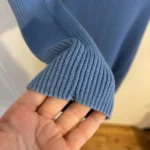 Thumbnail for Robe ajourée à manches longues en tricot