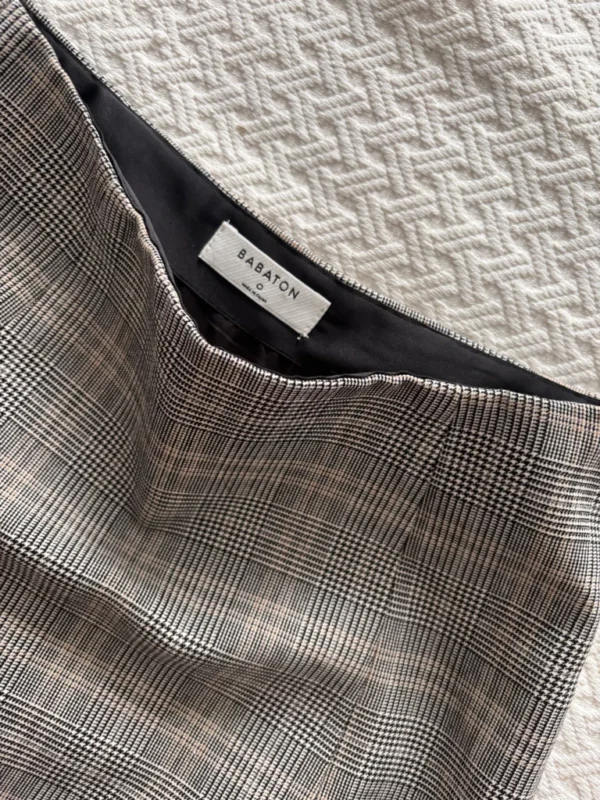 Image for Aritzia gingham mini skirt