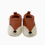 Thumbnail for Chaussons bébé renard – semelle antidérapante – env. 9 mois – Très bon état