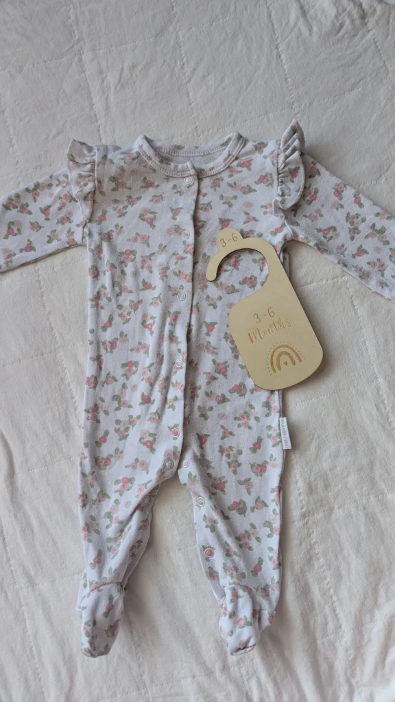 Image for 3-6M - floral pyjamas