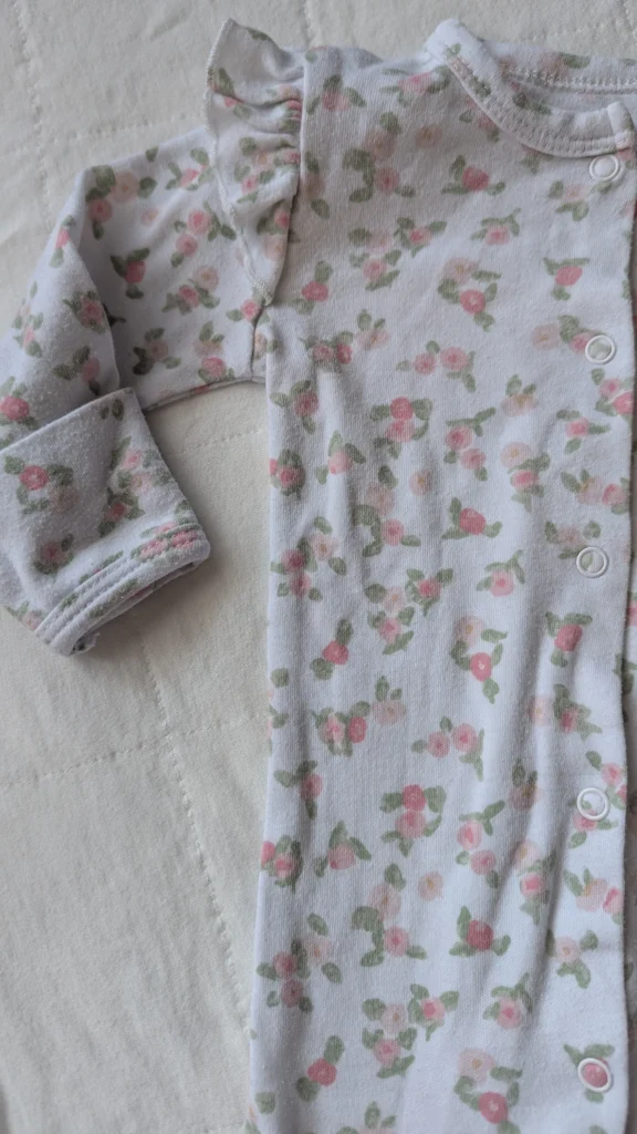 Image for 3-6M - floral pyjamas