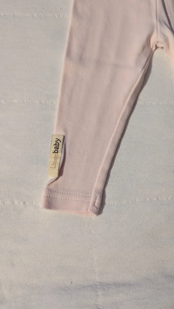 Image for 0-3 M - pale pink leggings