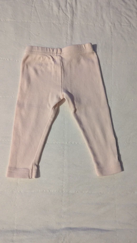 Image for 0-3 M - pale pink leggings