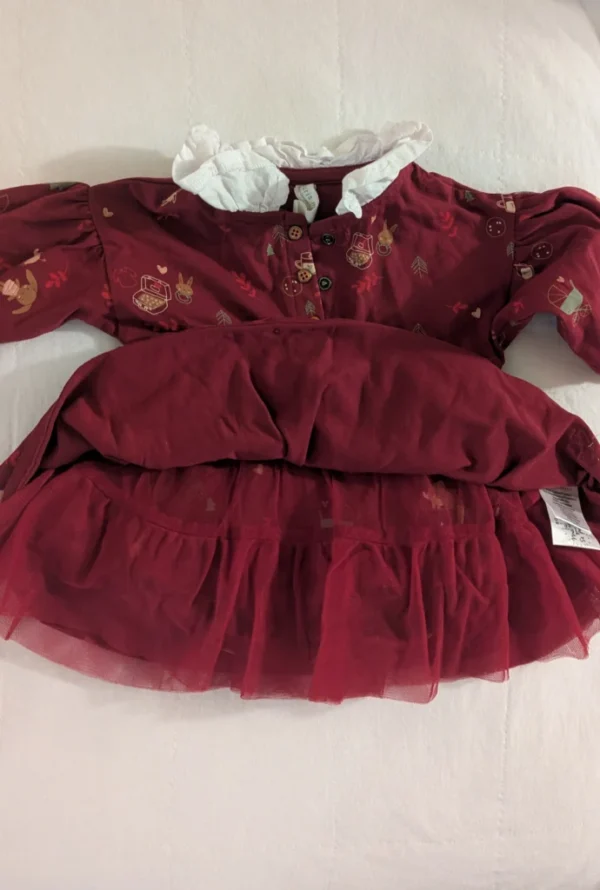 Image for 3-6 mois - robe avec cache couche