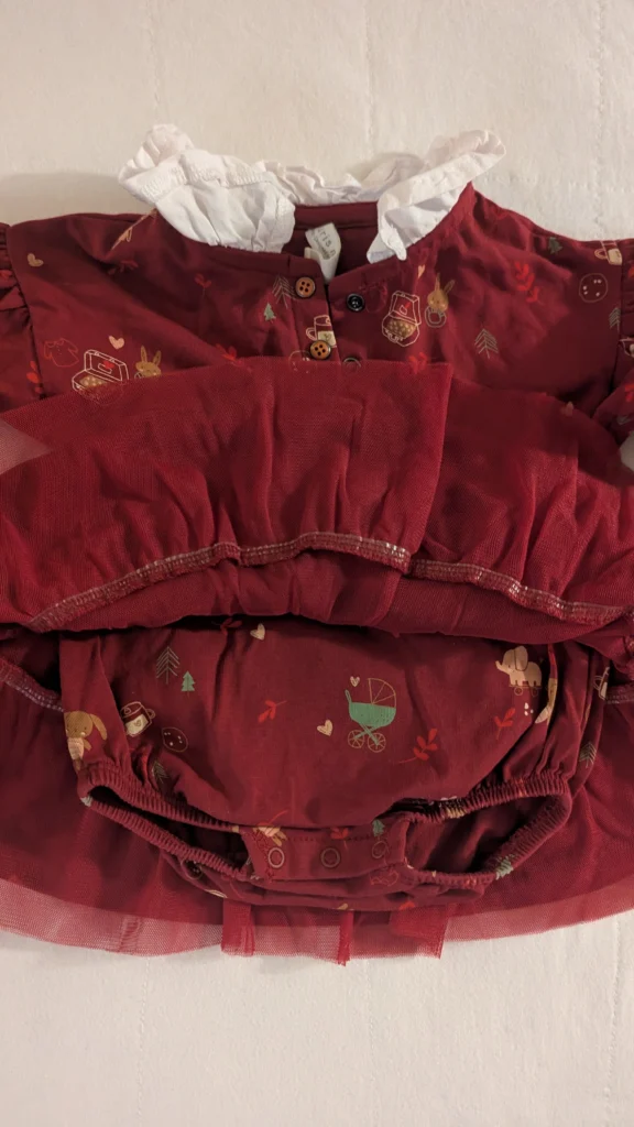 Image for 3-6 mois - robe avec cache couche