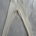 Featured thumbnail for Legging côtelé blanc cassé
