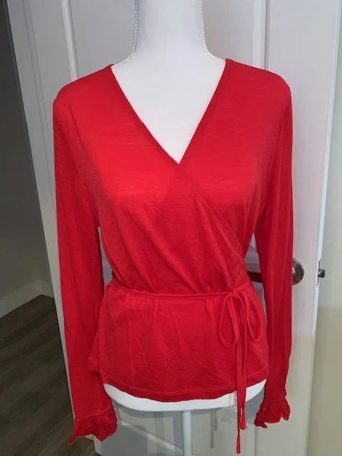 Image for Lightweight wrap-around cardigan