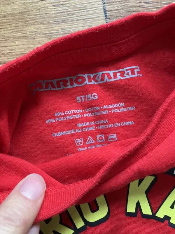 Image for Gilet Mario Kart 5T fait petit