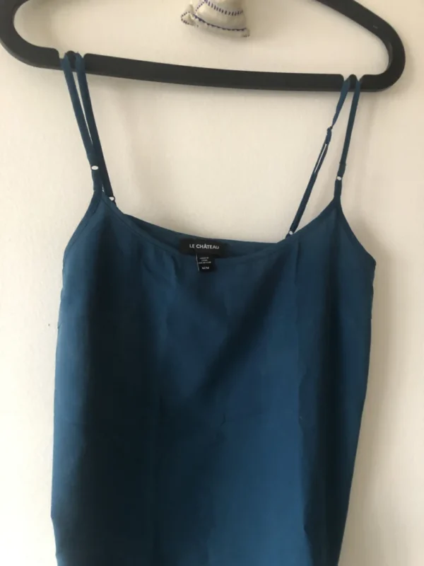 Featured image for Camisole turquoise / sarcelle / teal en polyester